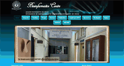 Desktop Screenshot of bioinfoaus.ac.in